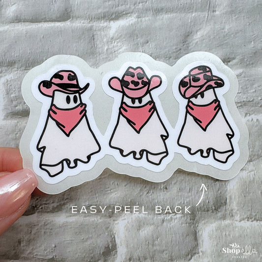 Cowboy Ghosts Sticker
