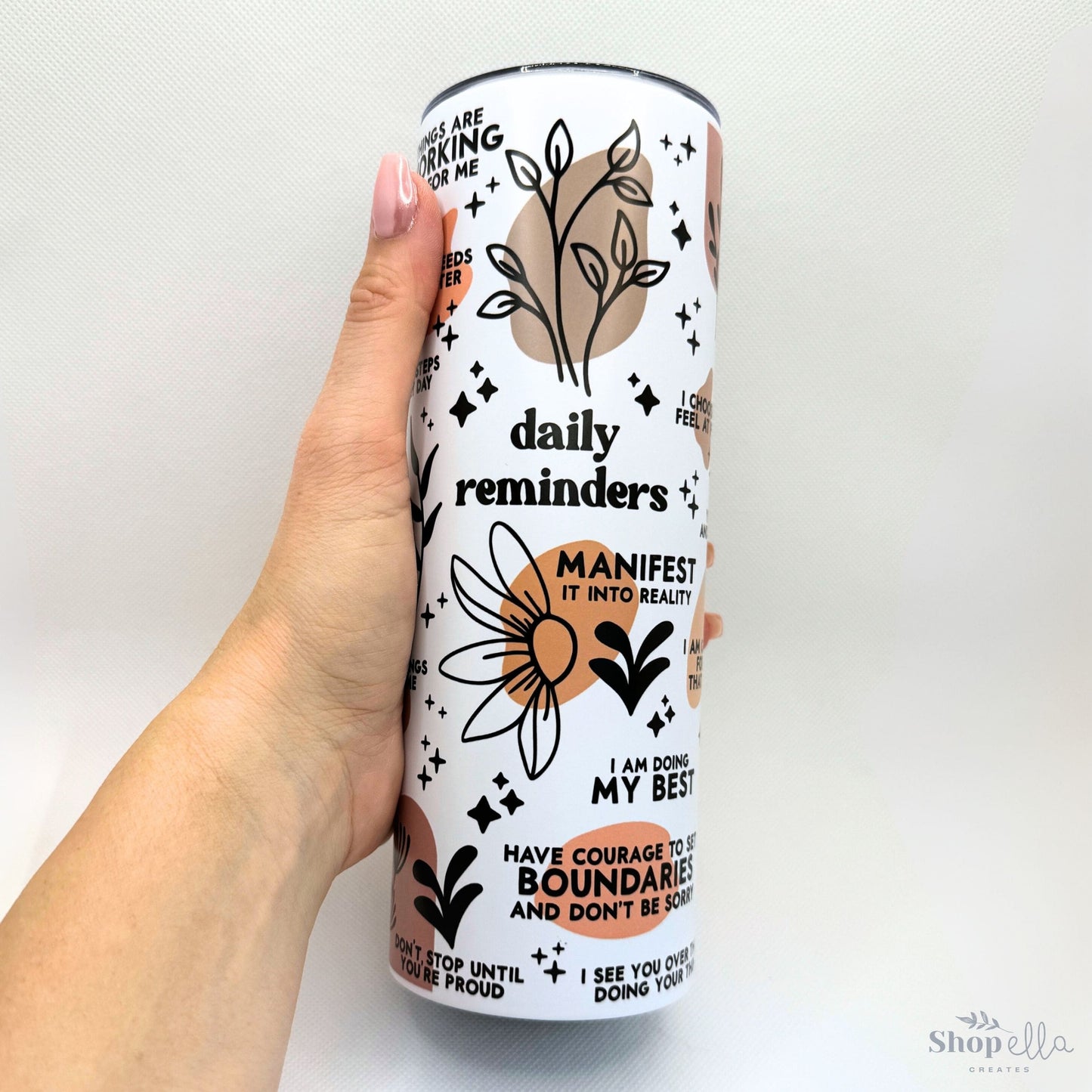 Daily Reminders Tumbler 20oz
