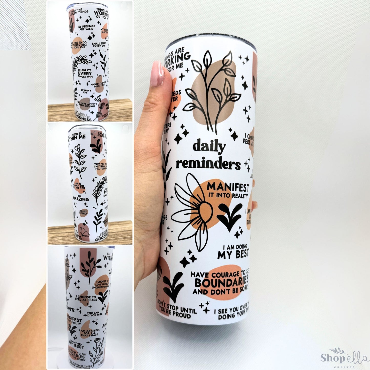 Daily Reminders Tumbler 20oz