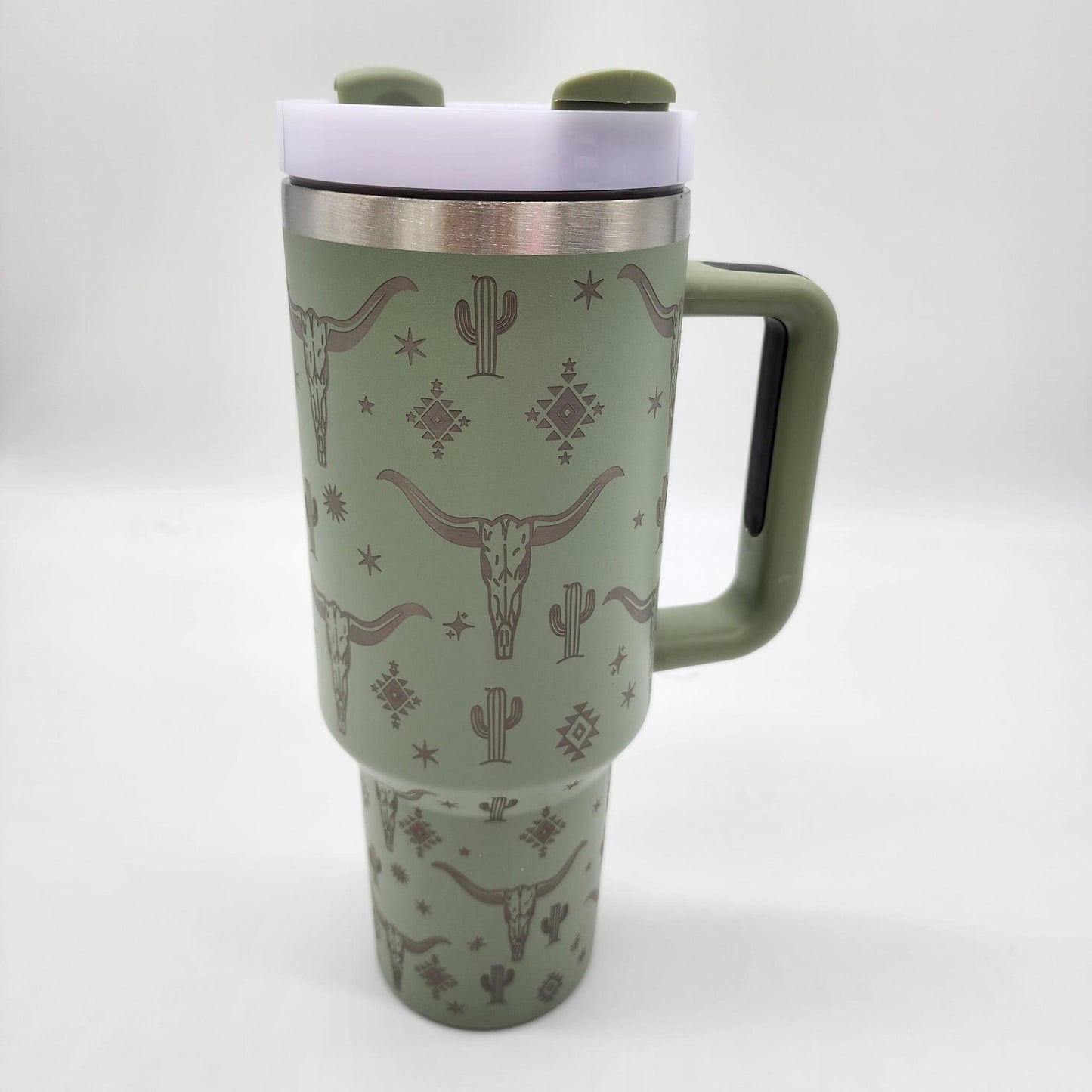Western Tumbler 40oz Hot Pink